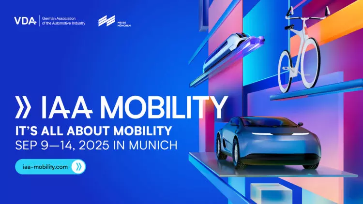 Affiche salon de l'automobile munich 2025